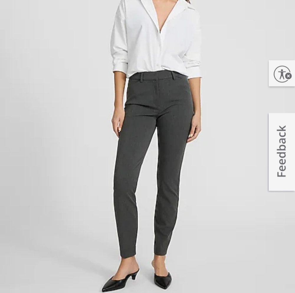 Express Charcoal Skinny Women's Pants